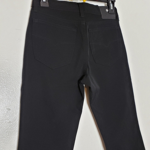 NEW Authentic Versace Jeans Couture Coated Black Luxury Womens Italian Limited - Picture 13 of 16